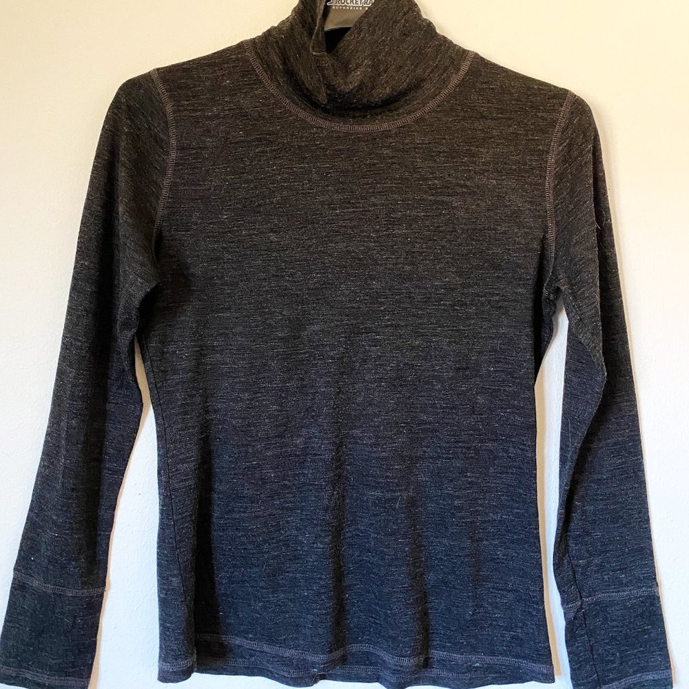PrAna Wool-Blend Turtleneck Charcoal Gray - REDUCED $